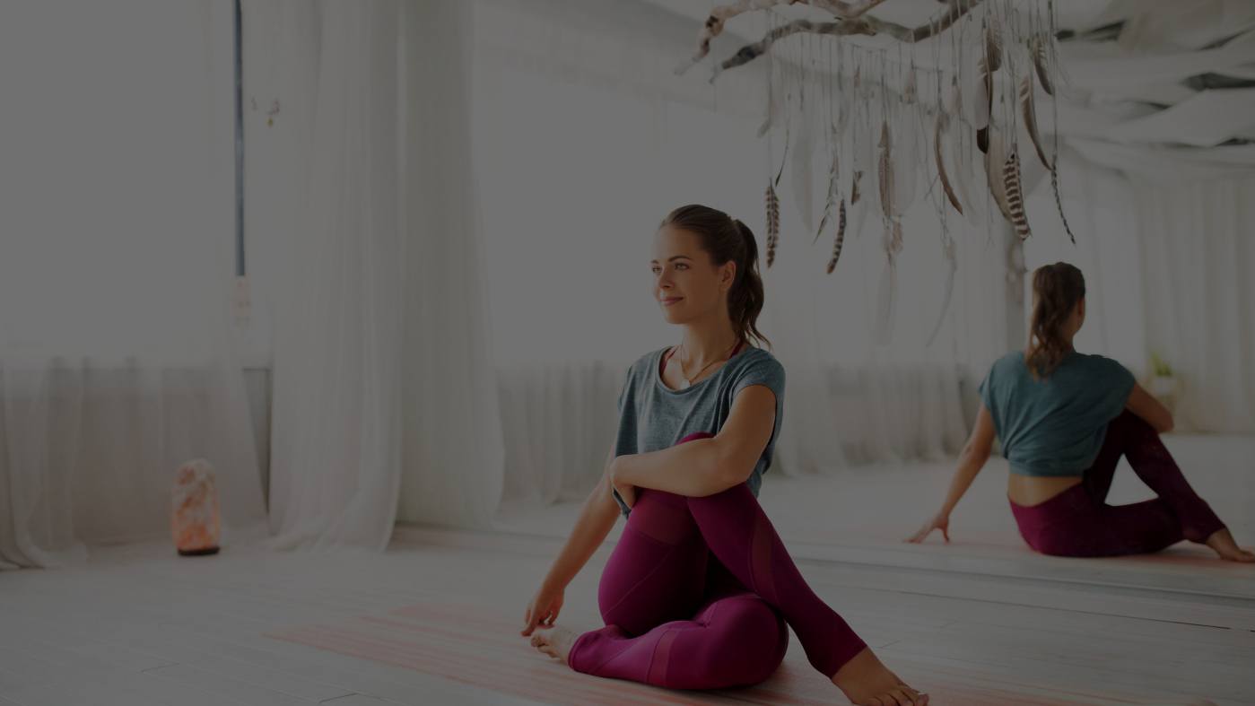 Woman doing yoga