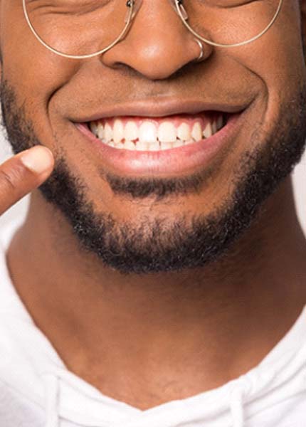 man who will enjoy the benefits of Sure Smile in South Portland